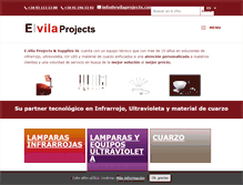 Tablet Screenshot of evilaprojects.com